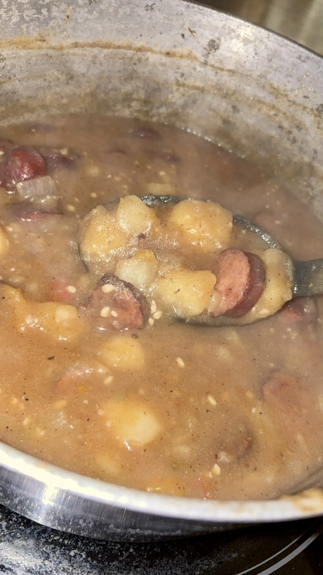 cajun potato and sausage dish