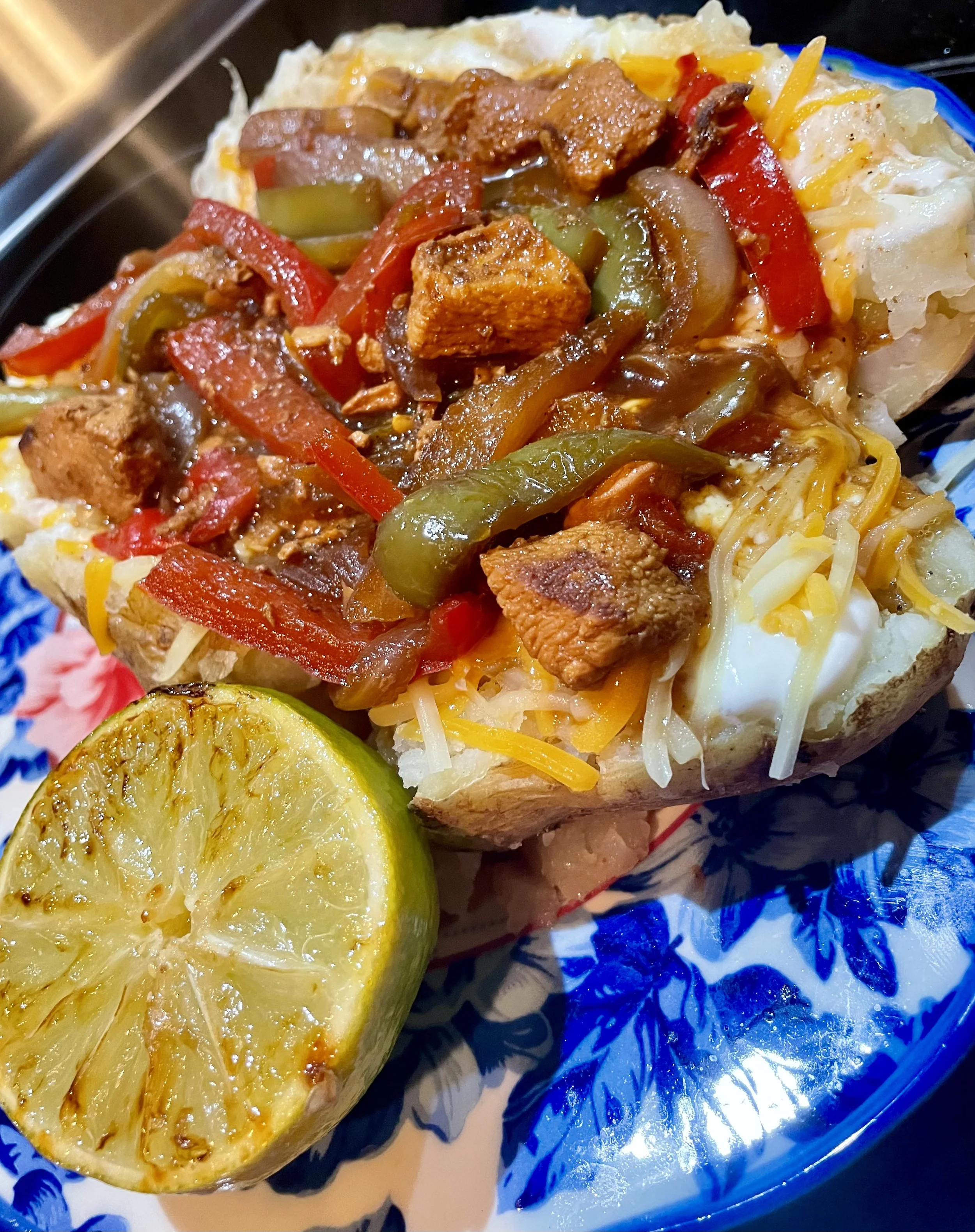 Chicken Fajita Baked Potato Recipe