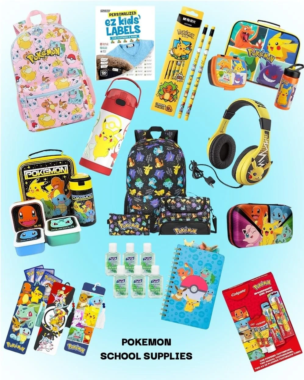 Pokemon School Supplies