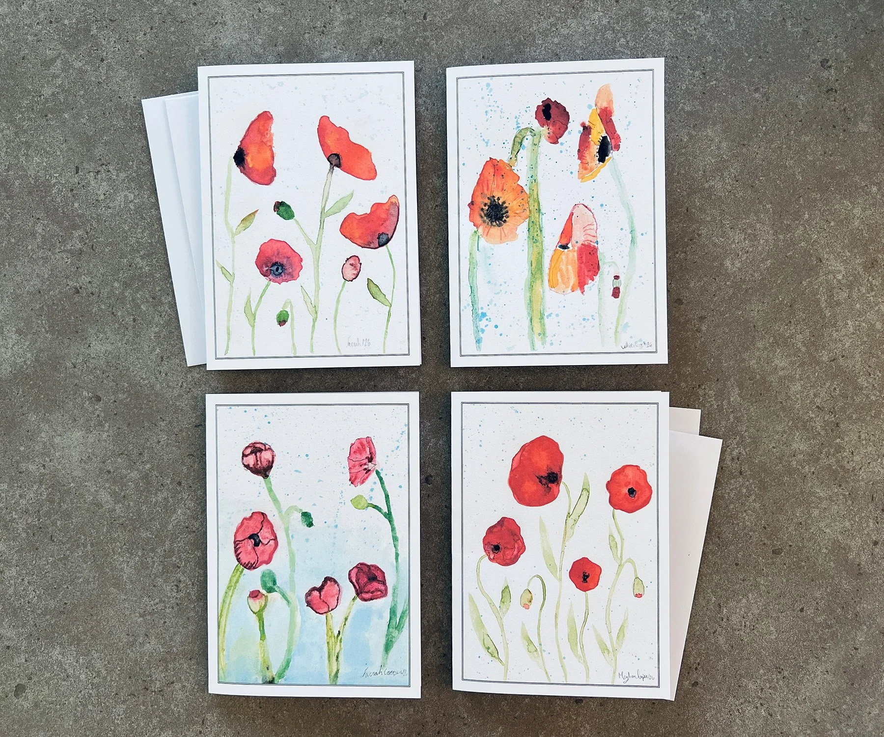 Fine Art Greeting Cards: Color (Set of 4)