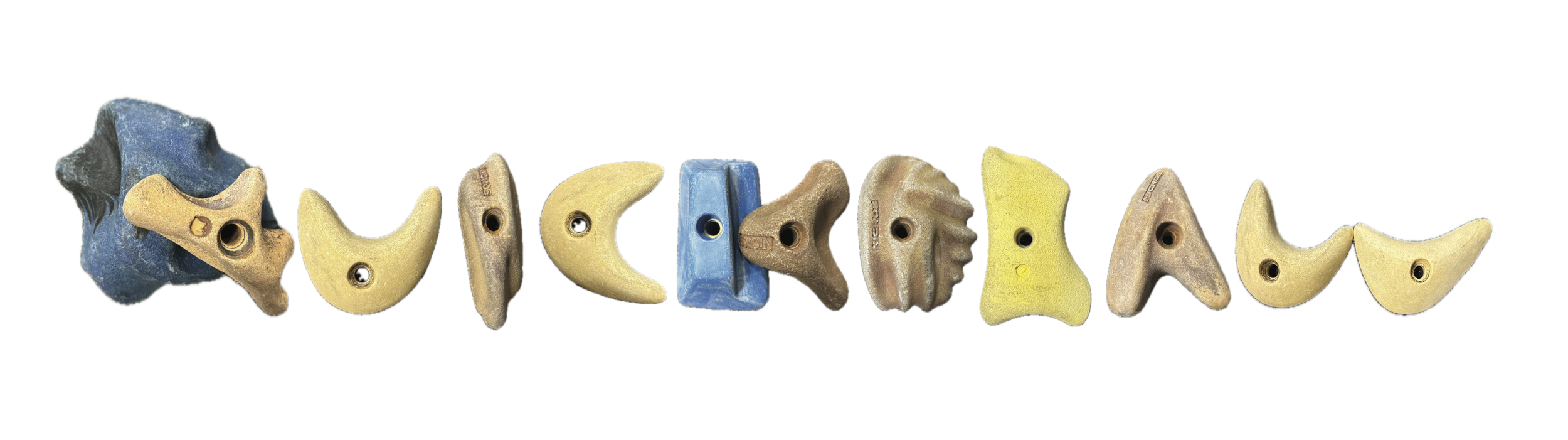 New York, 2025

QUICKDRAW type set of original typeface created through climbing holds. 