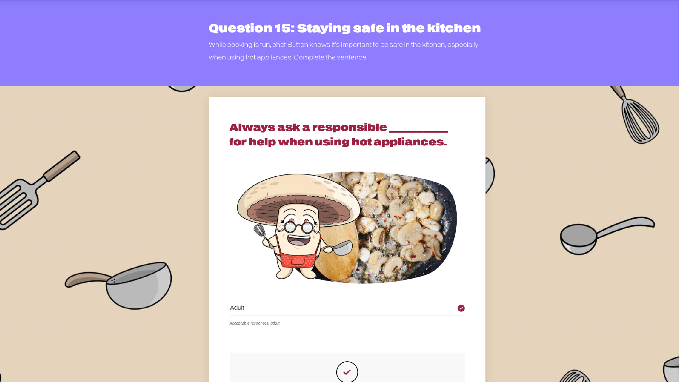 Interactive online learning modules featuring custom illustrations, educational activities and visual storytelling designed to support self-paced classroom learning.
