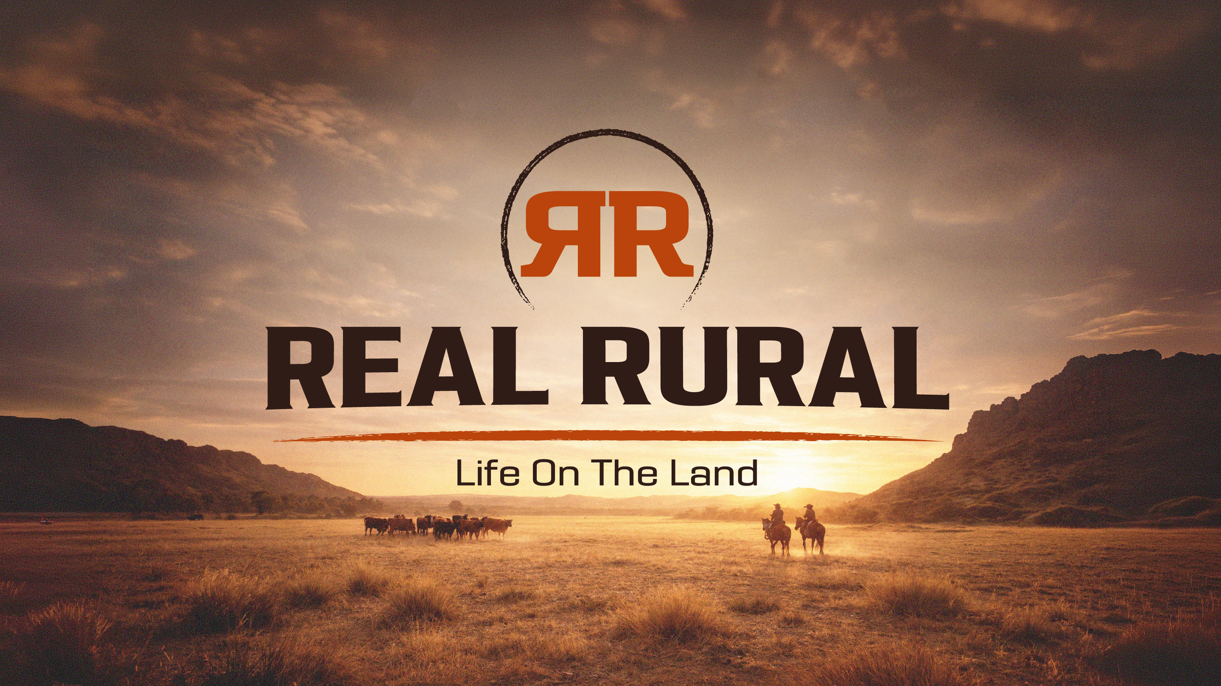 Branded presentation layouts combining photography, typography, infographics and editorial design to communicate the Real Rural vision through a clear and engaging visual narrative.