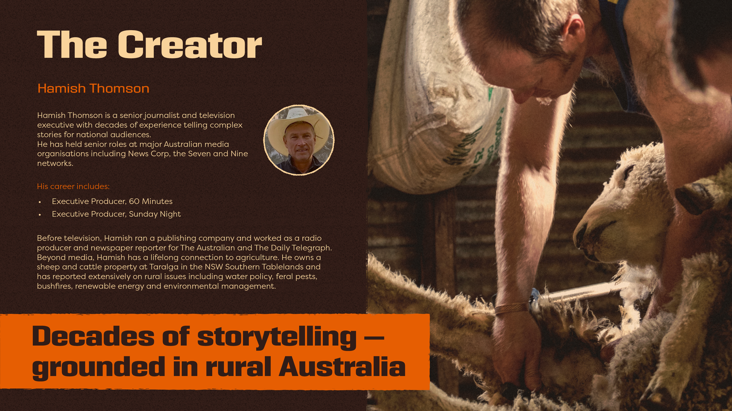 Branded presentation layouts combining photography, typography, infographics and editorial design to communicate the Real Rural vision through a clear and engaging visual narrative.