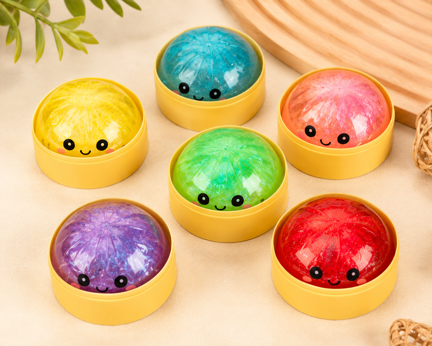 Mystery Glitter Dumpling Squishy Stress Toy