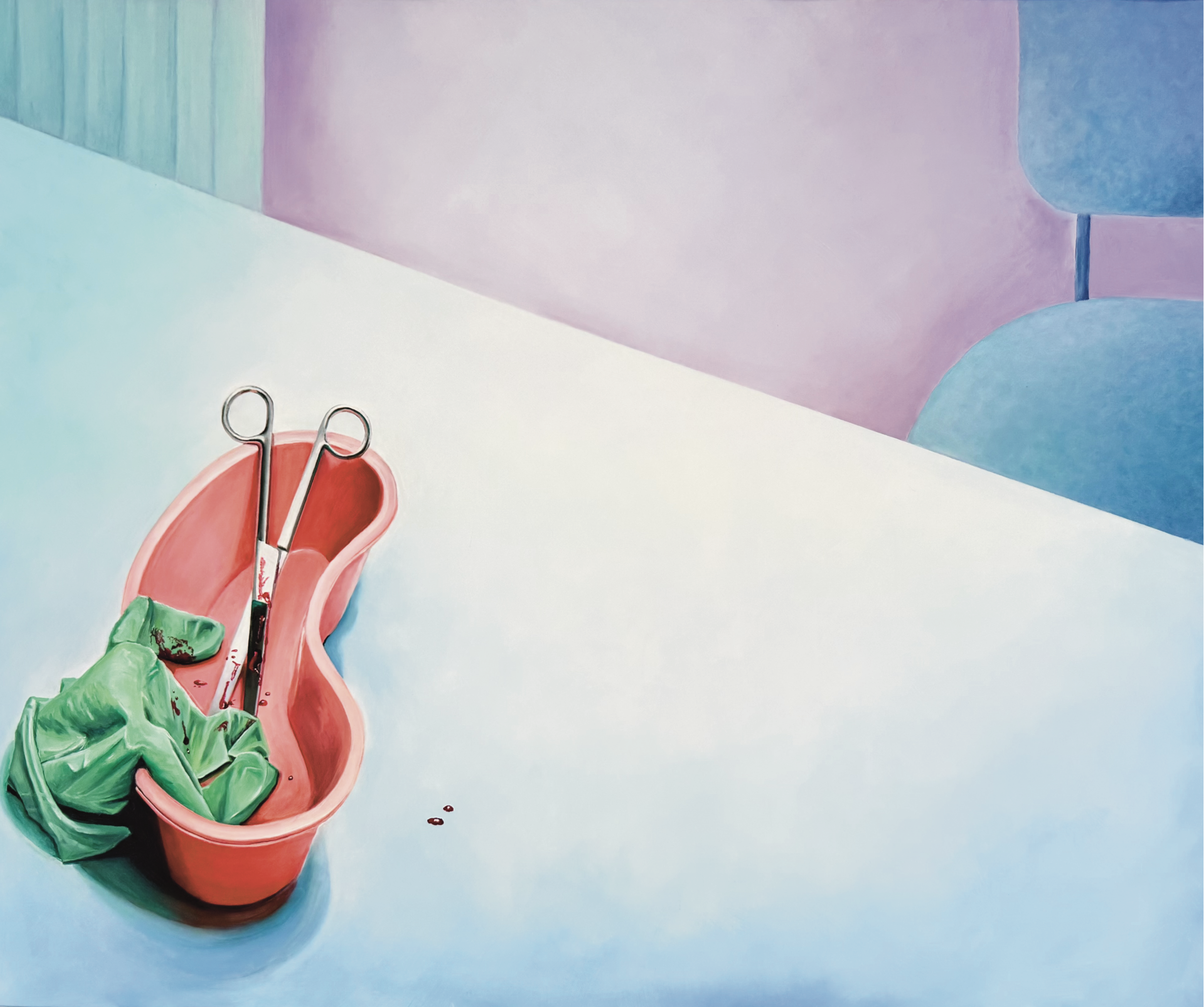 Remnants, 2026

Oil on paper, 150 × 125 cm 