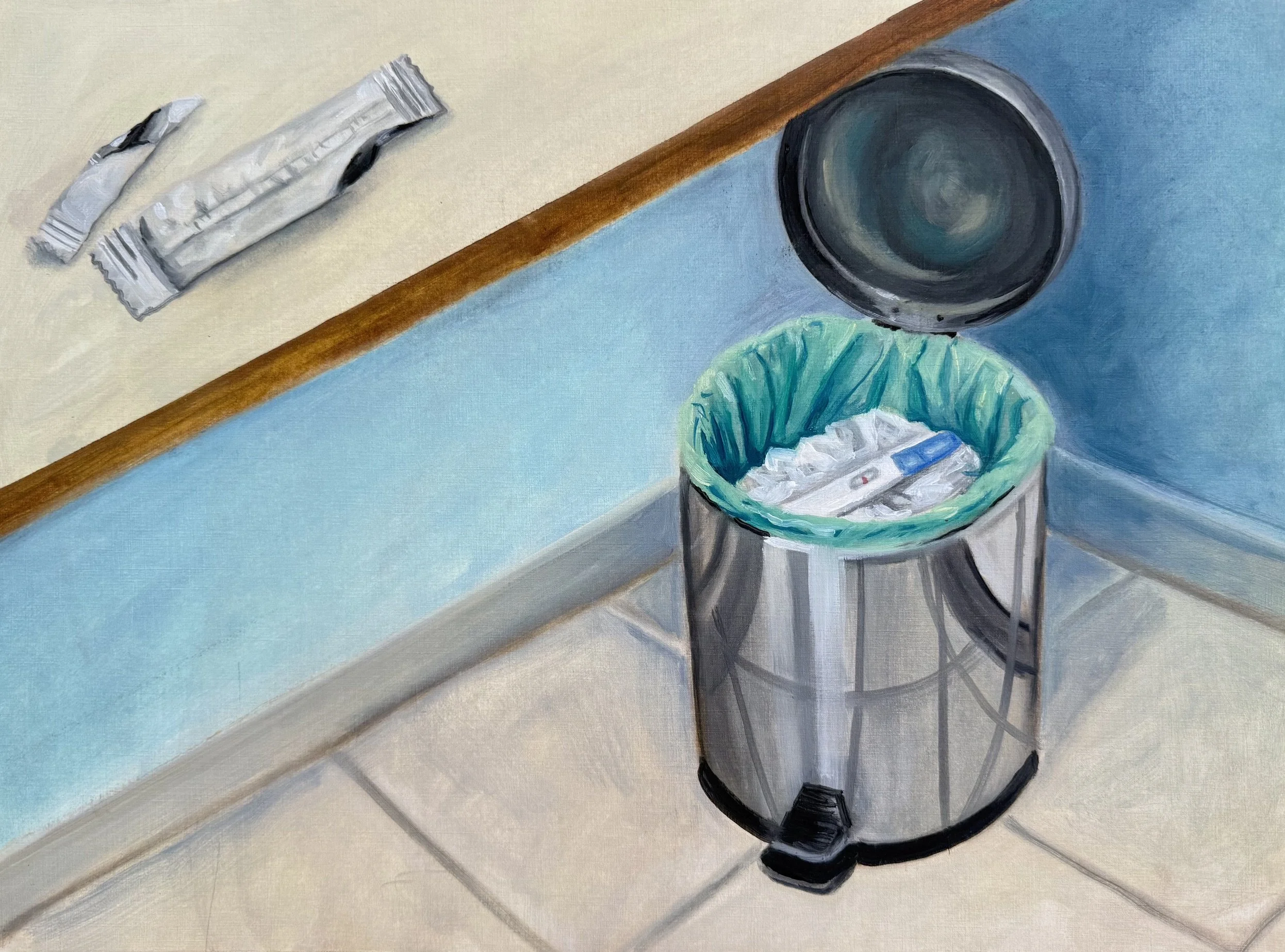 Reckoning (Study), 48 × 36 cm  