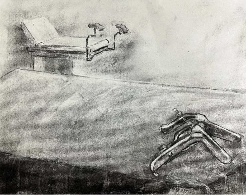 Remnants (Study), 37 × 29.5 cm  