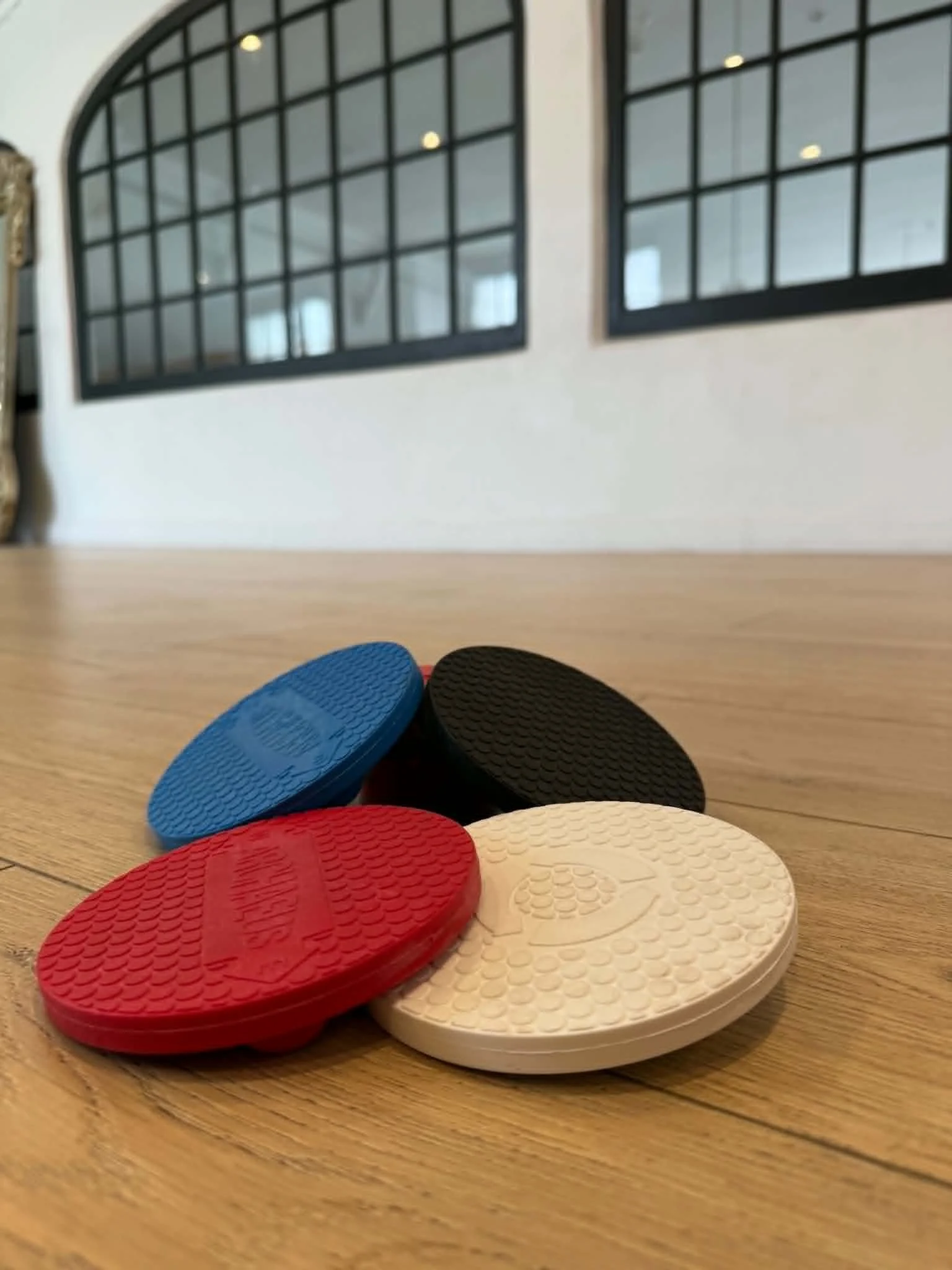 Propriofoot graduated proprioceptive training blocks used for ankle sprain rehabilitation at Athlete Lab Performance Chiropractic Long Beach CA