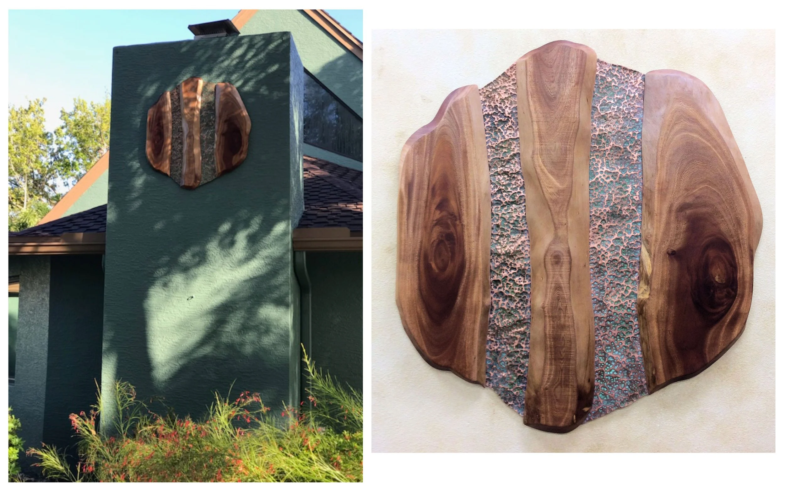 Hammered Copper Wood