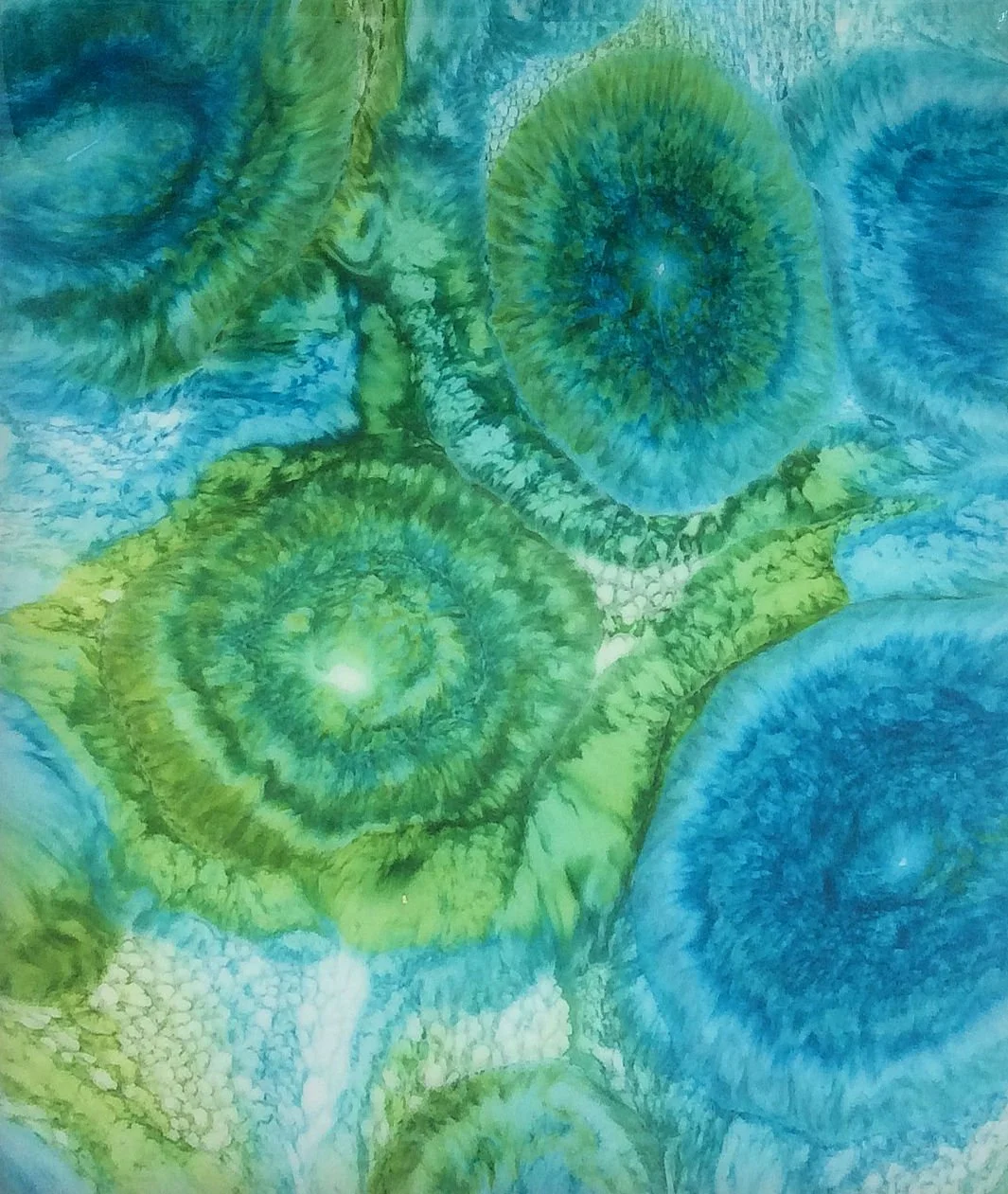Green & Blue Pattern