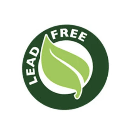 LEAD FREE green leaf logo
