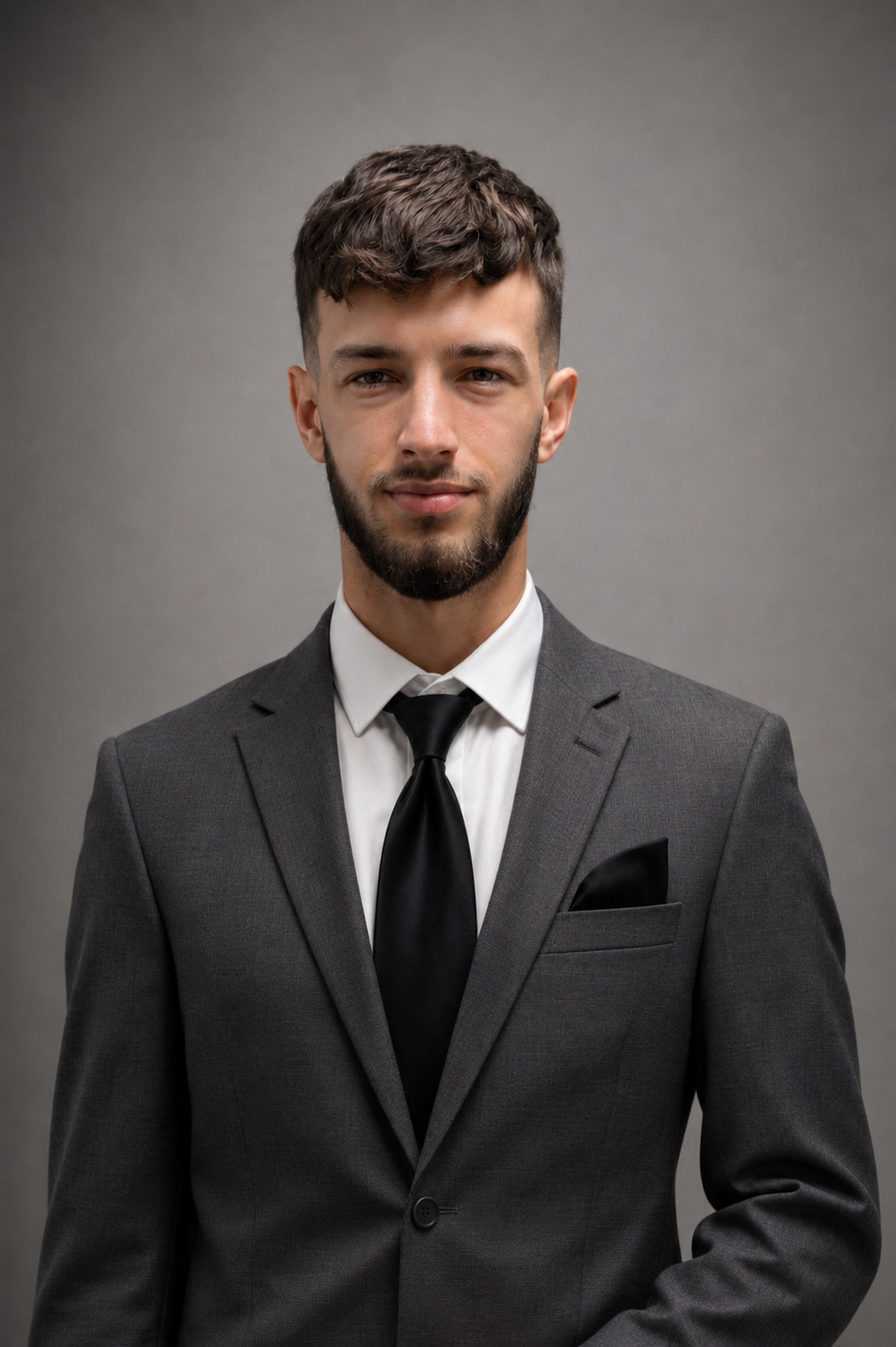 Jaden and his stunning appearance in a charcoal suit.