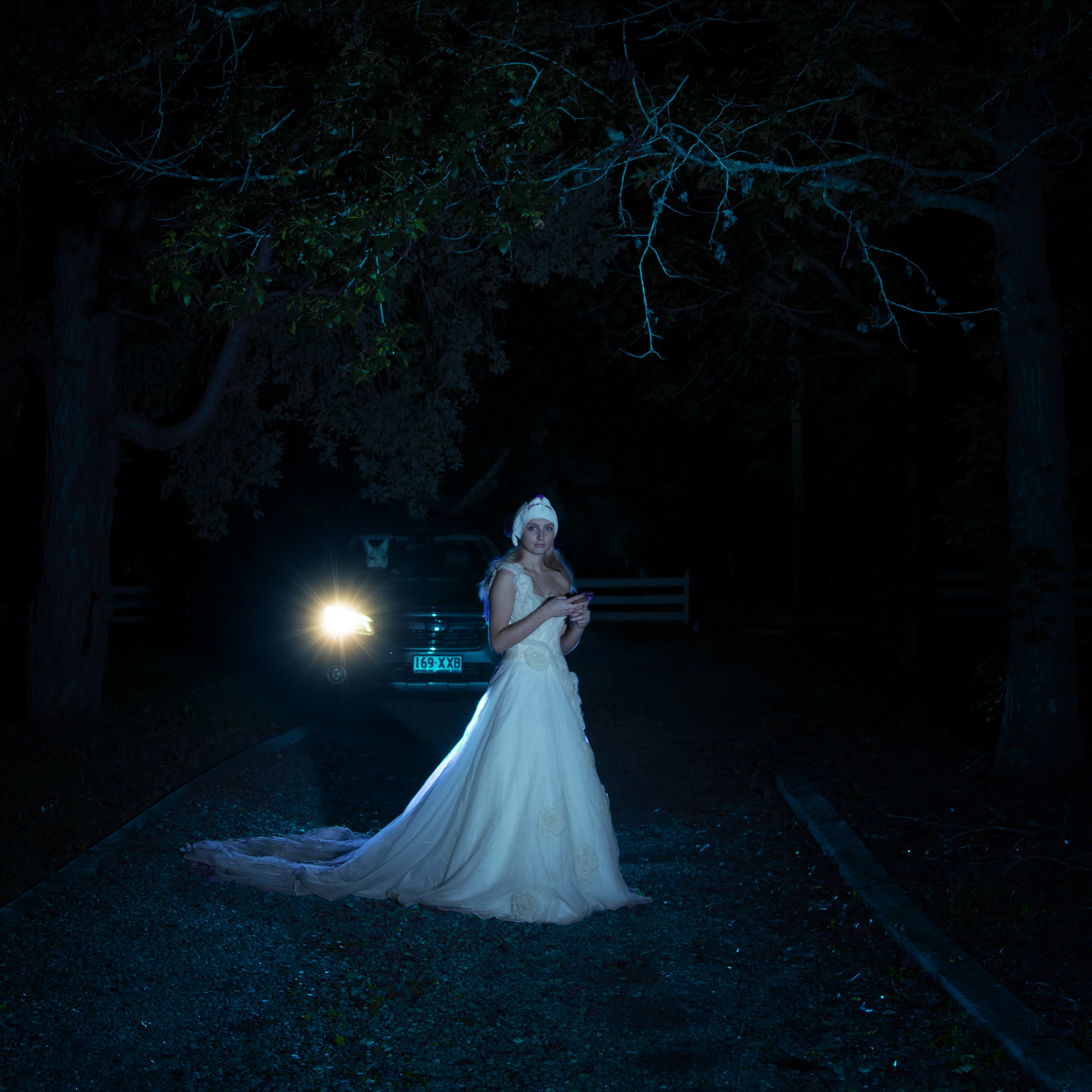 'Rabbit Phone'   Brisbane Portrait Prize Next Gen finalist 2023