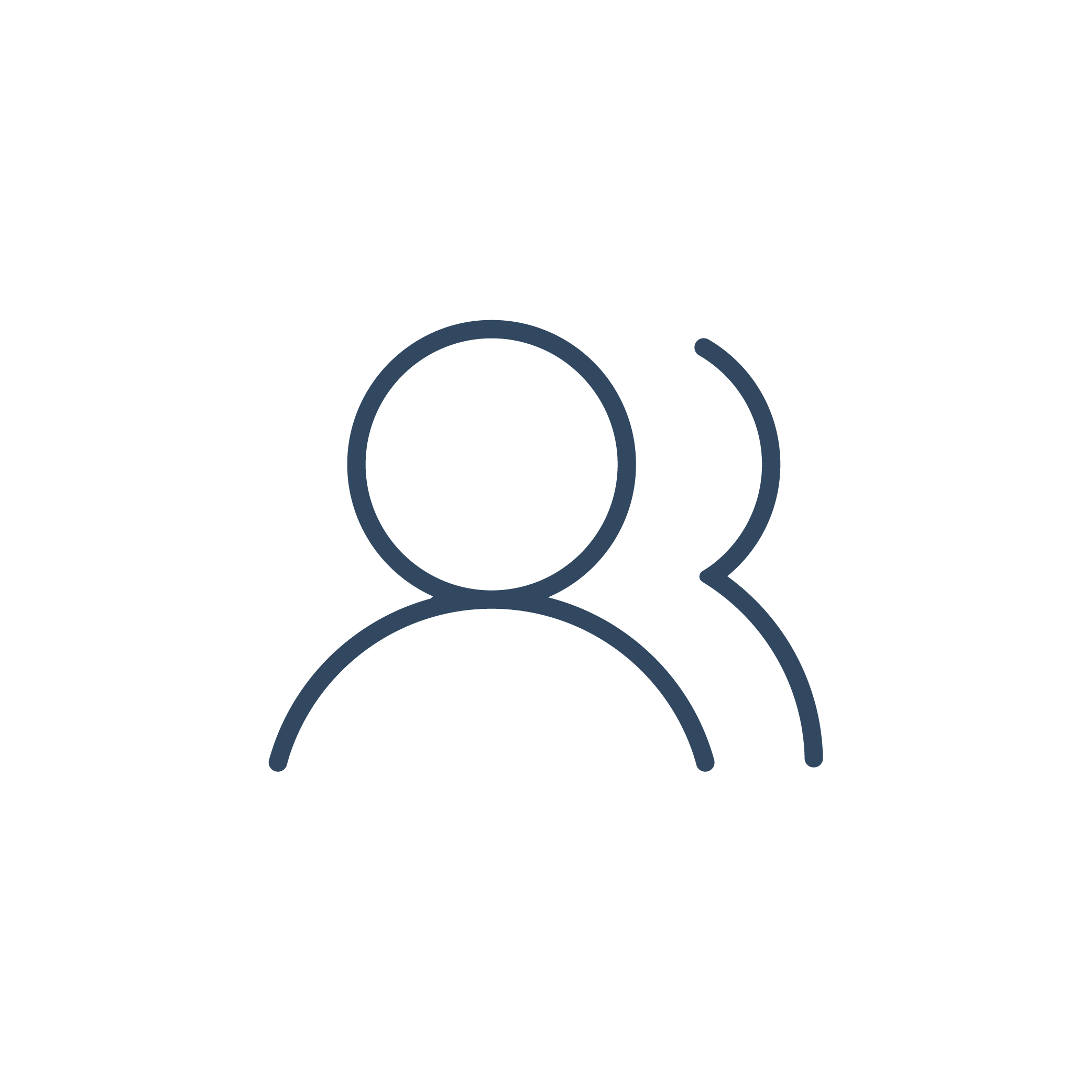 Icon representing stronger relationships and healthier boundaries.