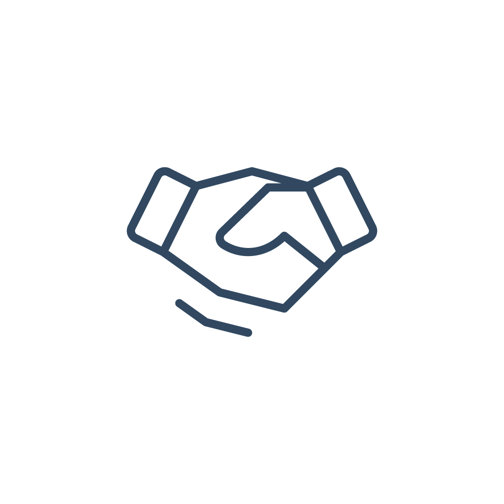 Icon representing therapy as a collaborative process