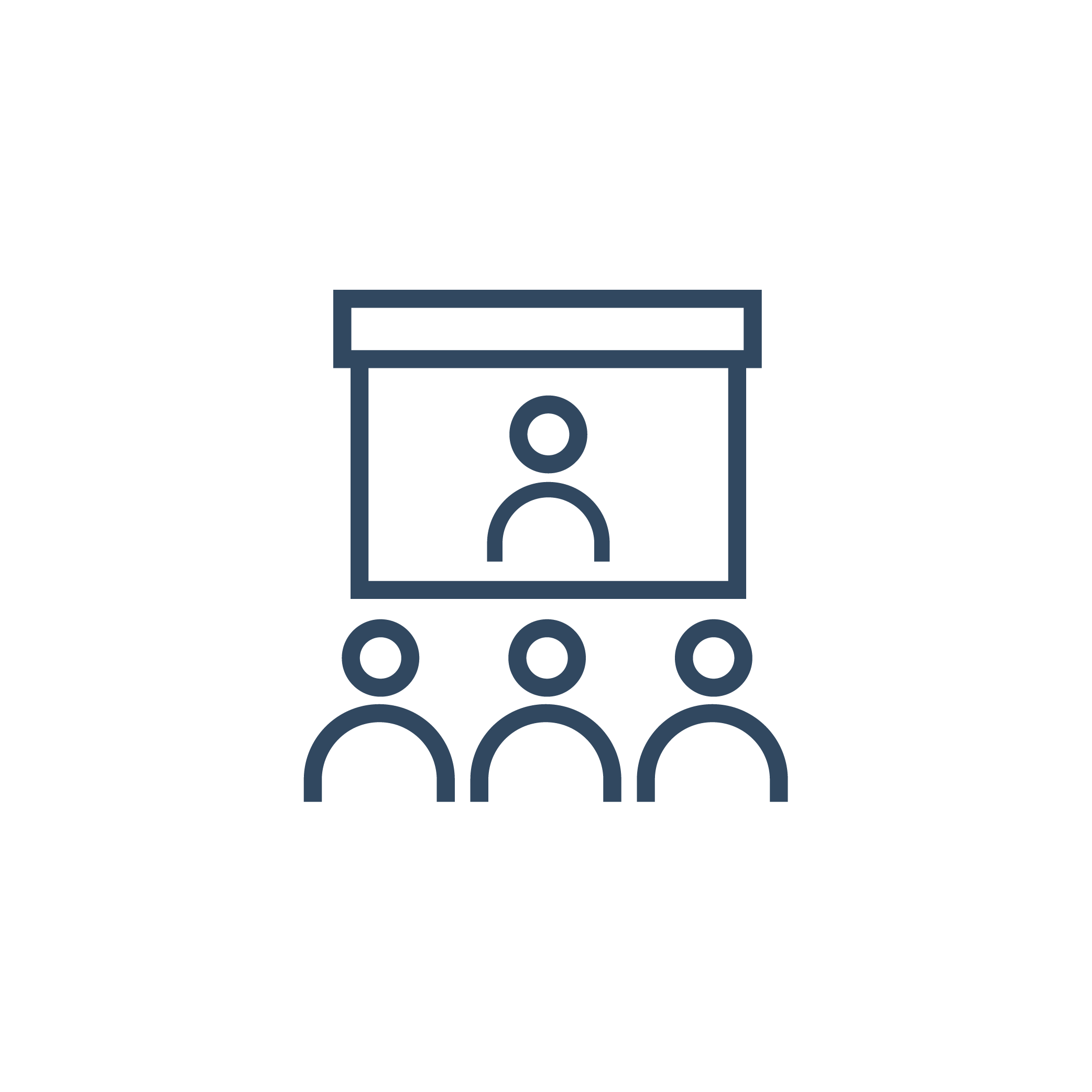 Icon representing practicing new ways of relating to others.