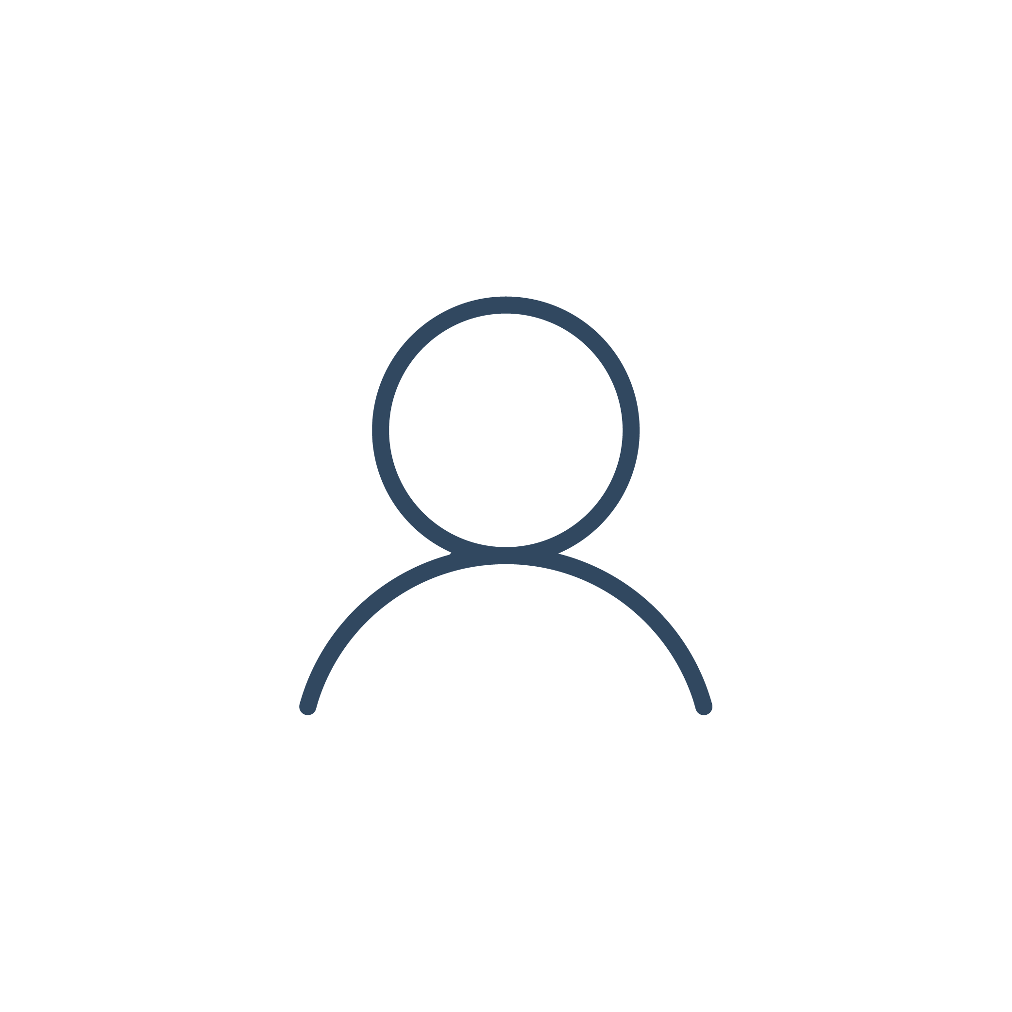 Person icon representing self-criticism
