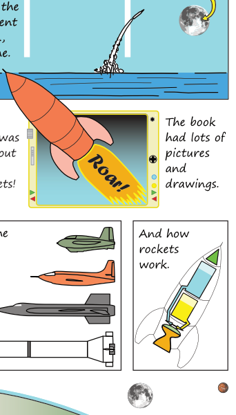 Sample excerpt from my new mini-picture book, "Mom Gave Me Books," about science, engineering, and reading, for kids and grandkids.