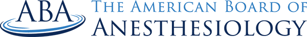 American Board of Anesthesiology logo