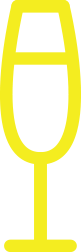 Outline of a wine glass