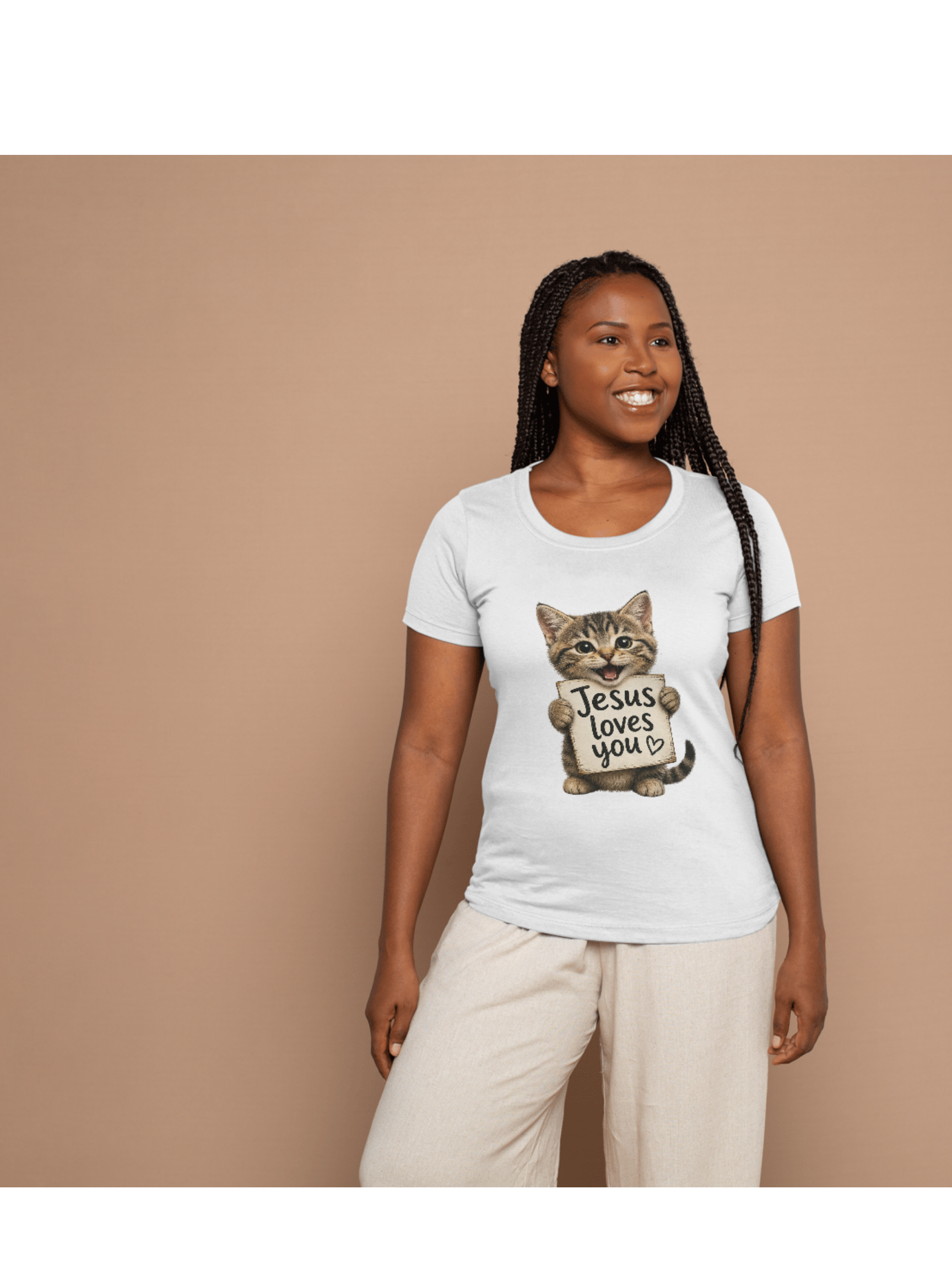 Jesus Loves you cat (adult)