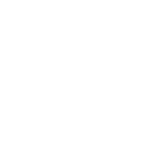 Icon of a backpack in white on a black background.