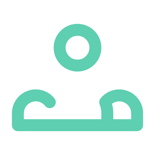 Icon of a person in a wheelchair, representing accessibility or disability services.