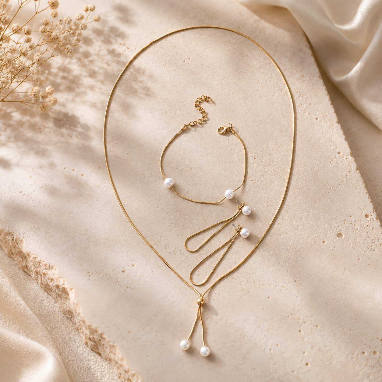 Elara Pearl Set