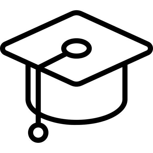 A basketball hoop with net on a court with a yellow and black logo on the wall.