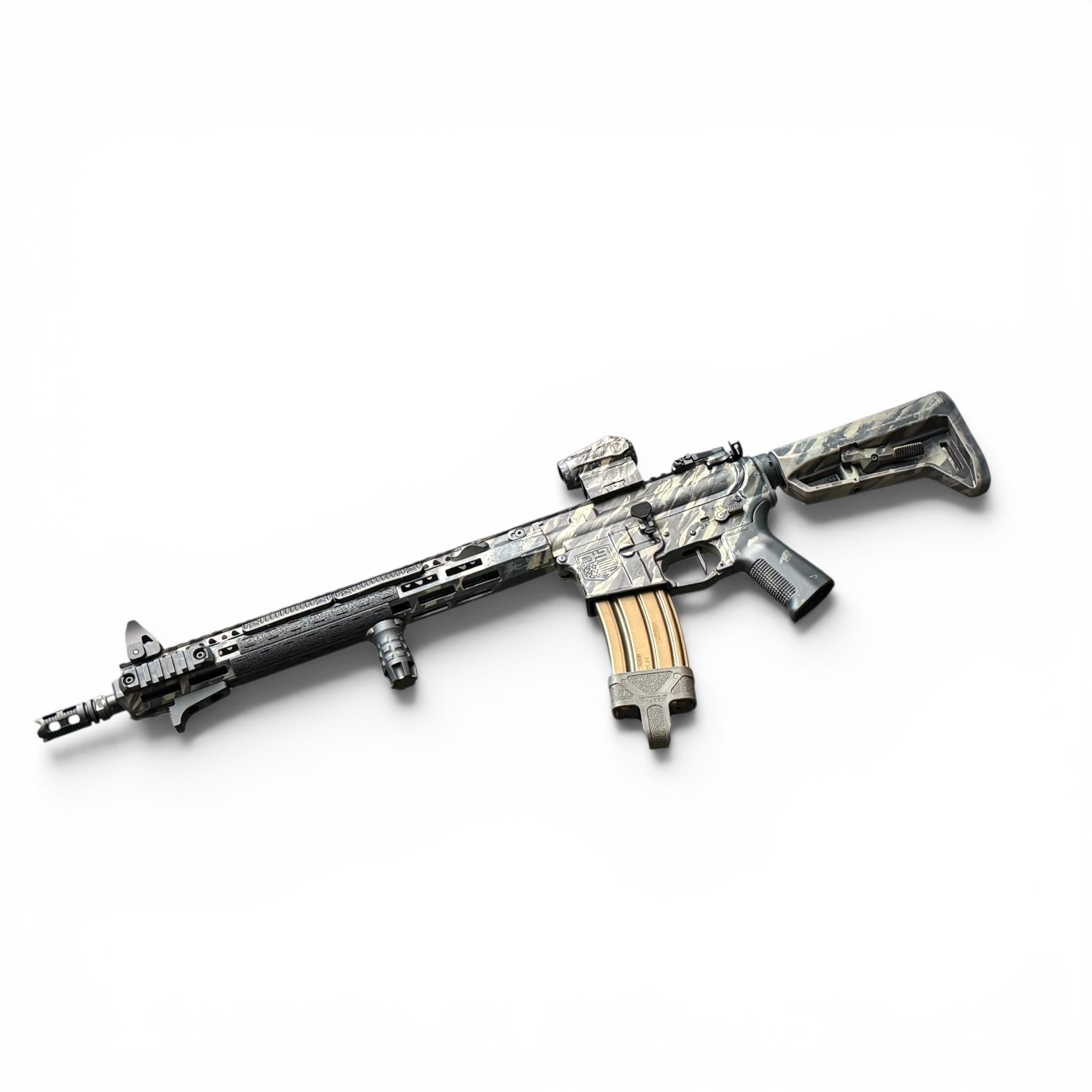 My rifle, this is as basic as it gets- if you guys didn’t know, I do not own multiple guns. I am used to only having one rifle and one pistol if you ask me why? It’s because I have more time training with the ones that I only have.