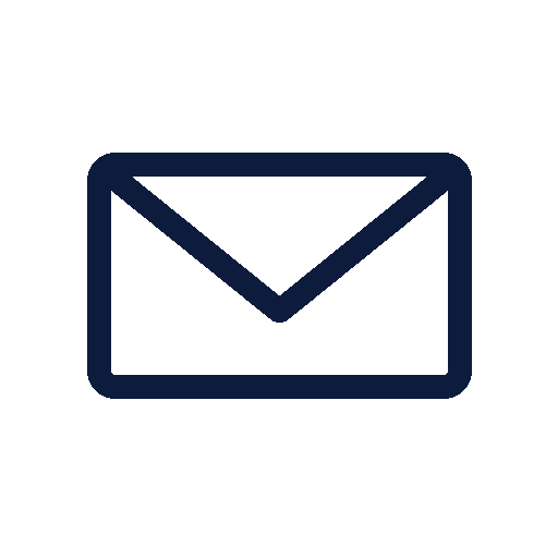 navy blue email icon