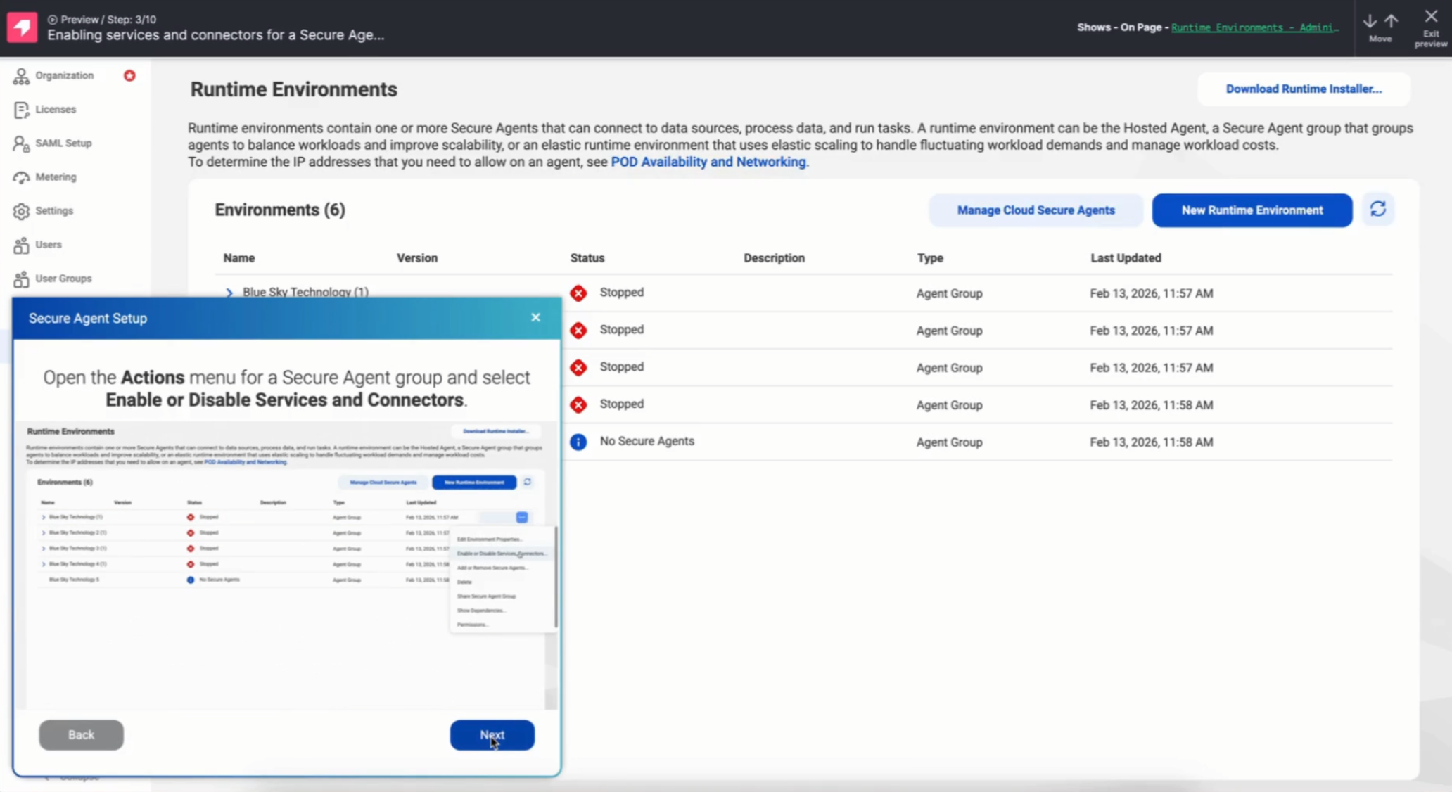 In-App Guide for Informatica CDGC Product