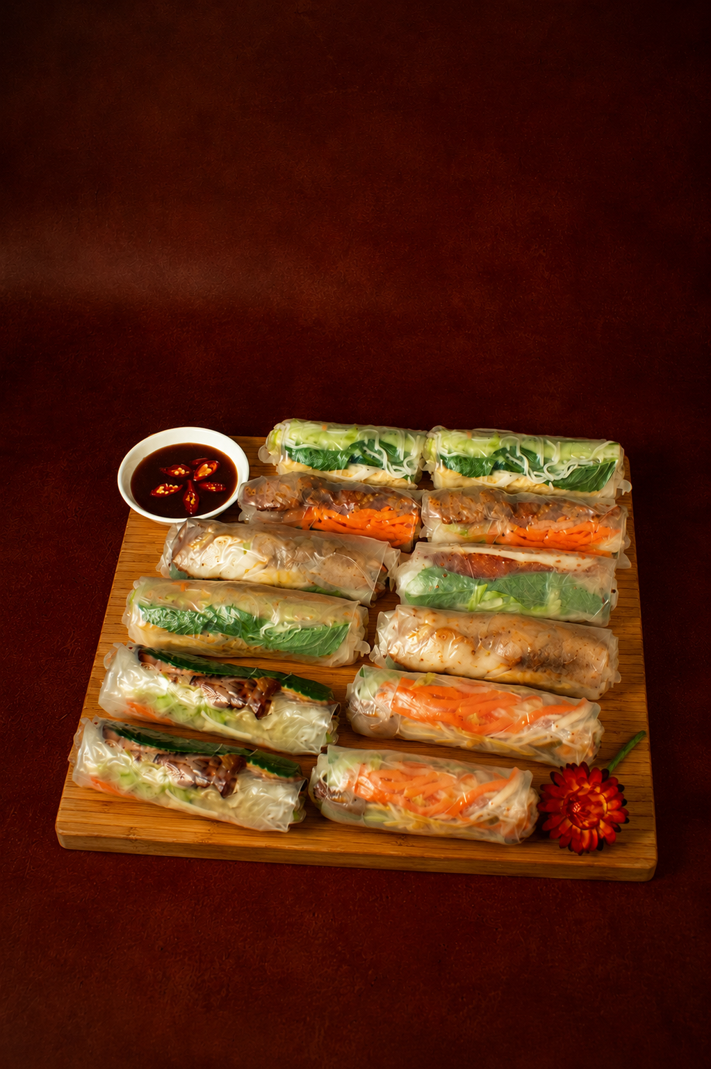 Rice Paper Rolls Platter