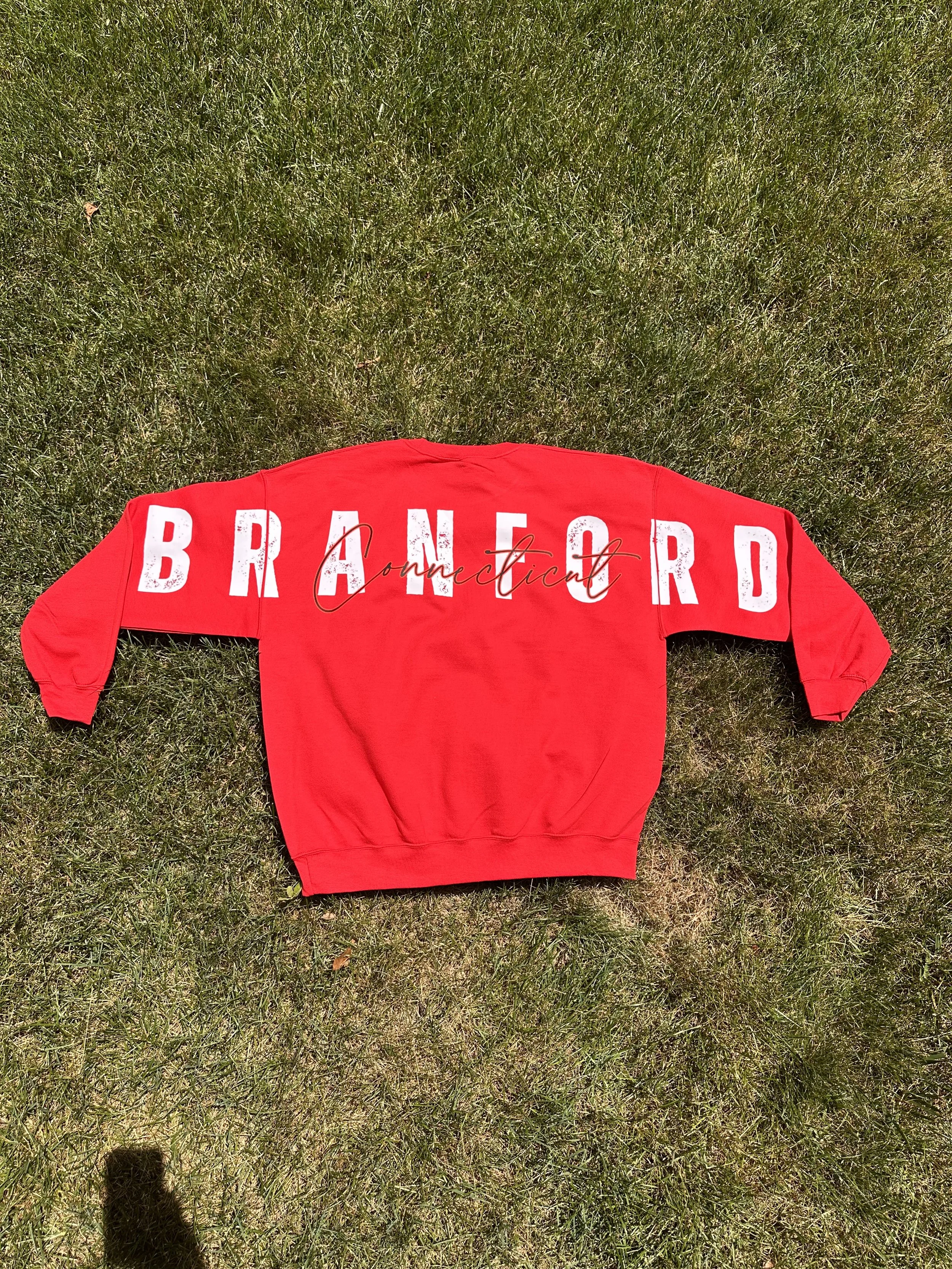 Branford crewneck sweatshirt big back print design