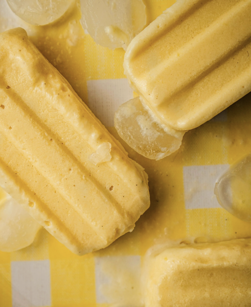 Coconut Milk &amp; Tumeric Popsicles