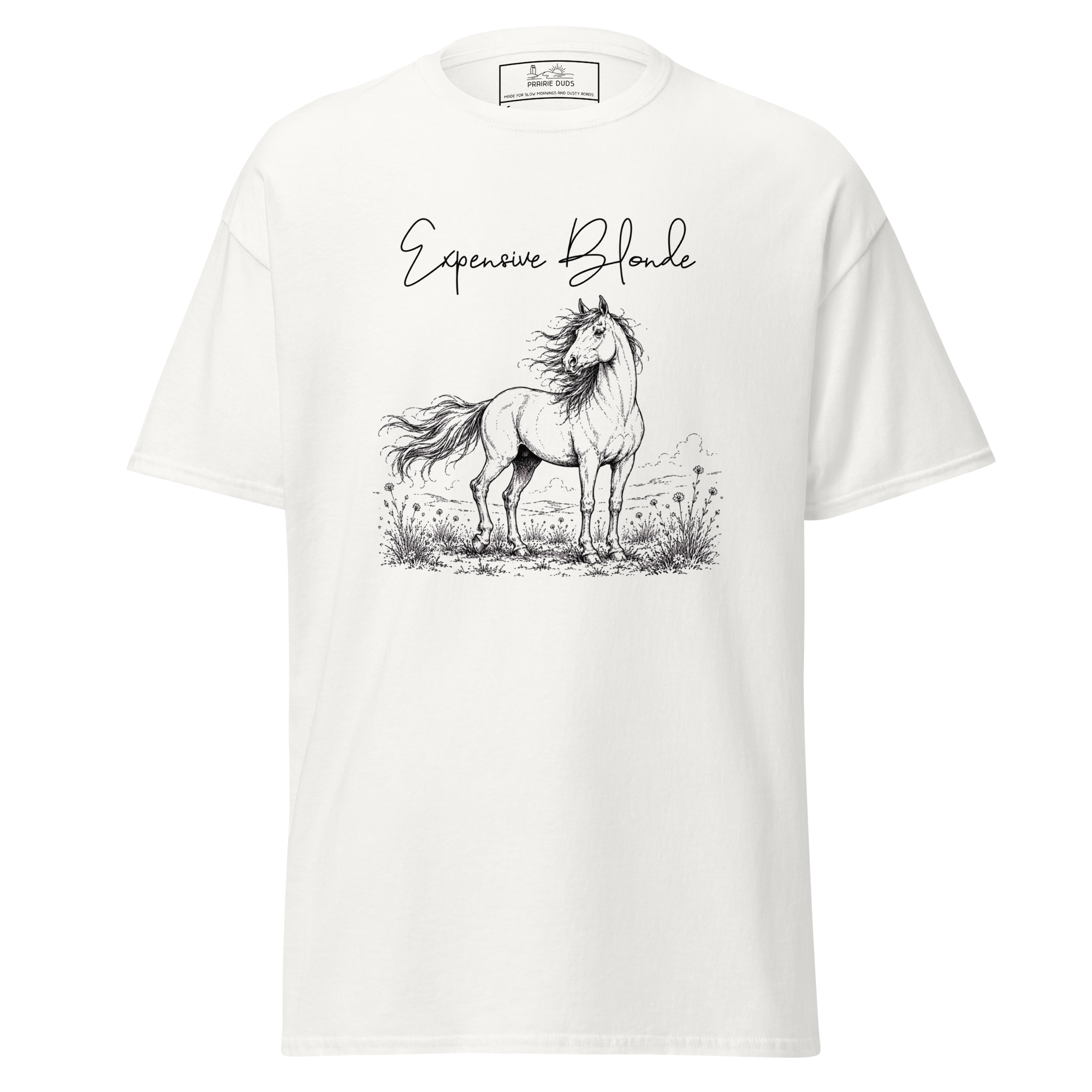 Expensive Blonde Horse T-Shirt