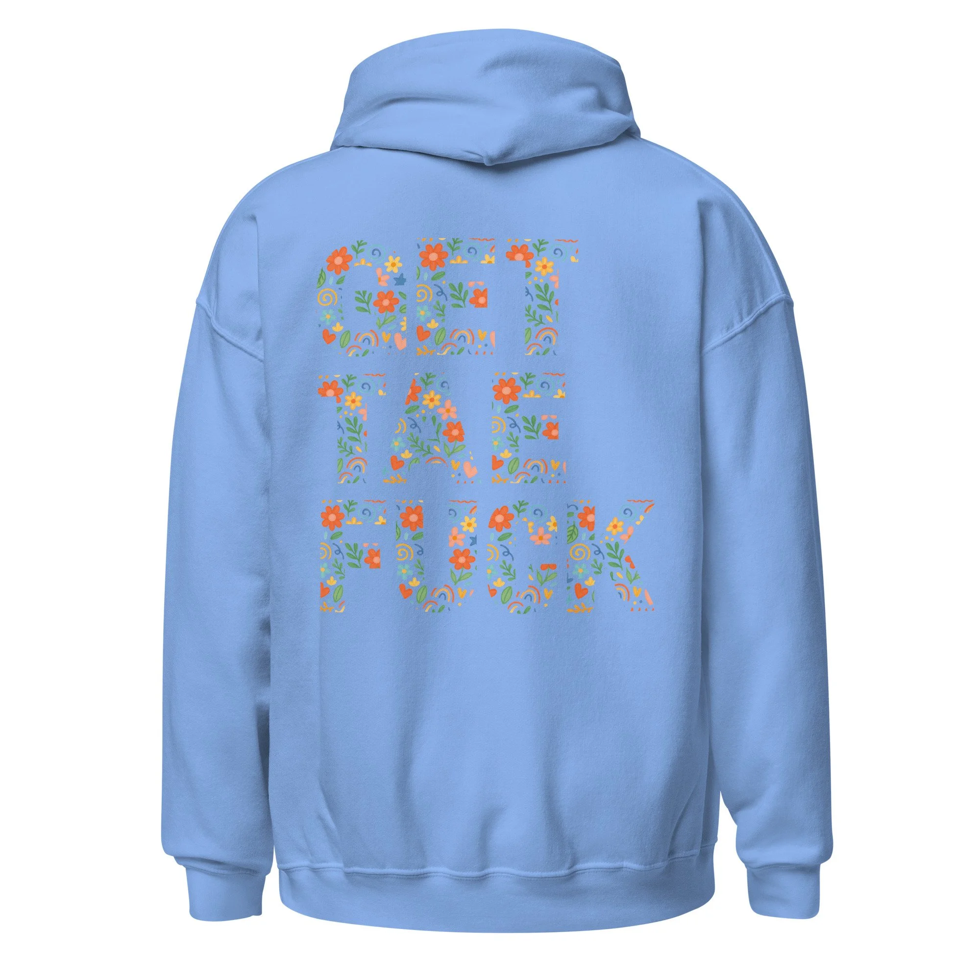 Get Tae Fuck | Floral Heavy Blend Hoodie