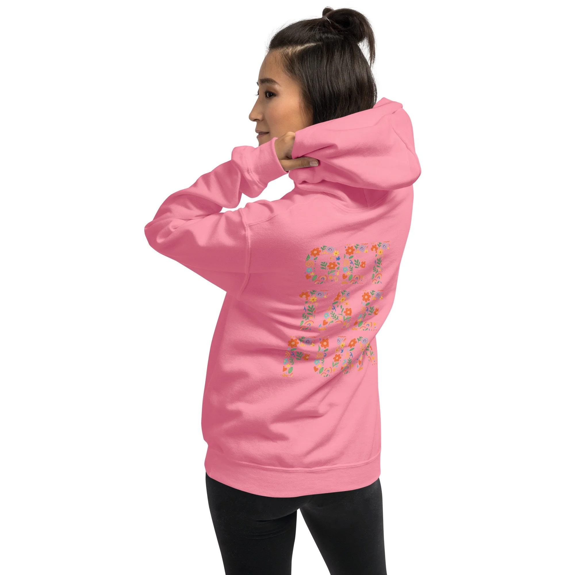 Get Tae Fuck | Floral Heavy Blend Hoodie