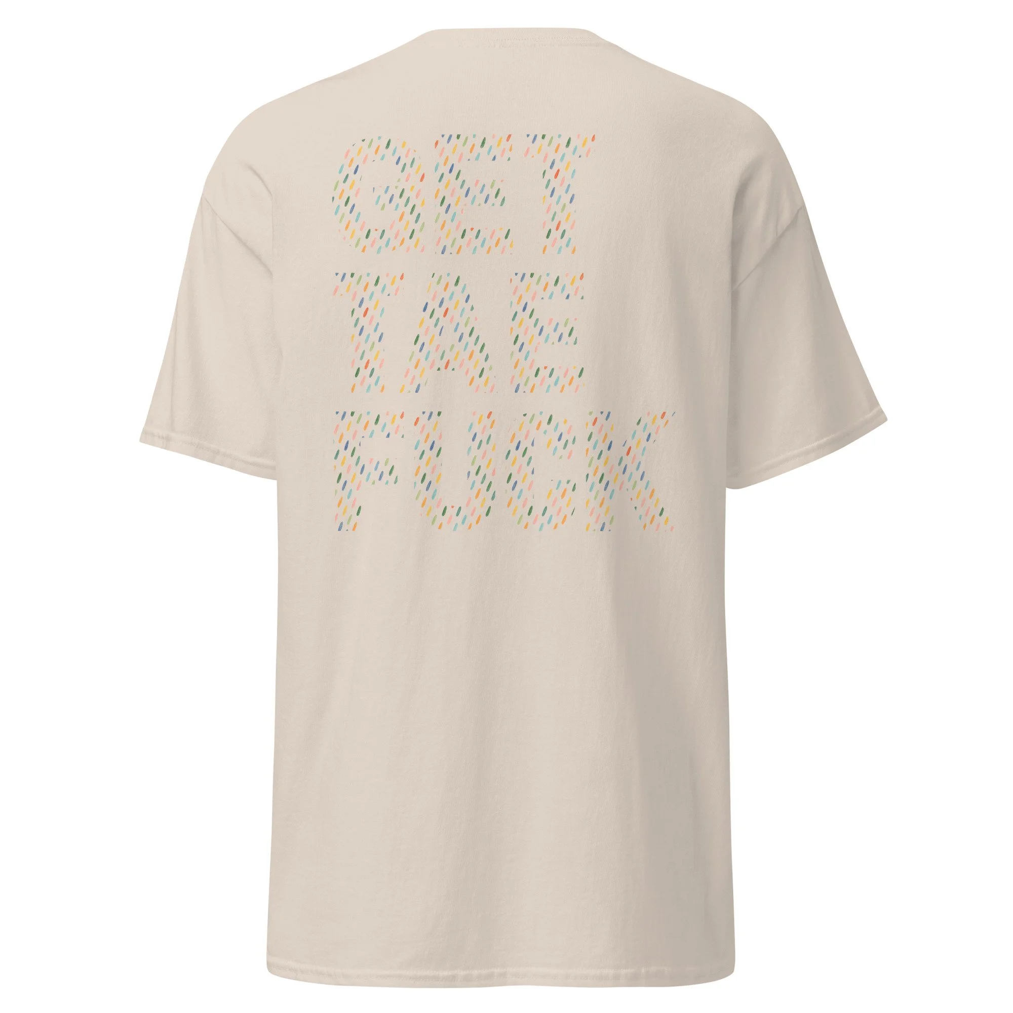 Get Tae Fuck | Dotted Pastel Pattern Heavy Cotton T-Shirt