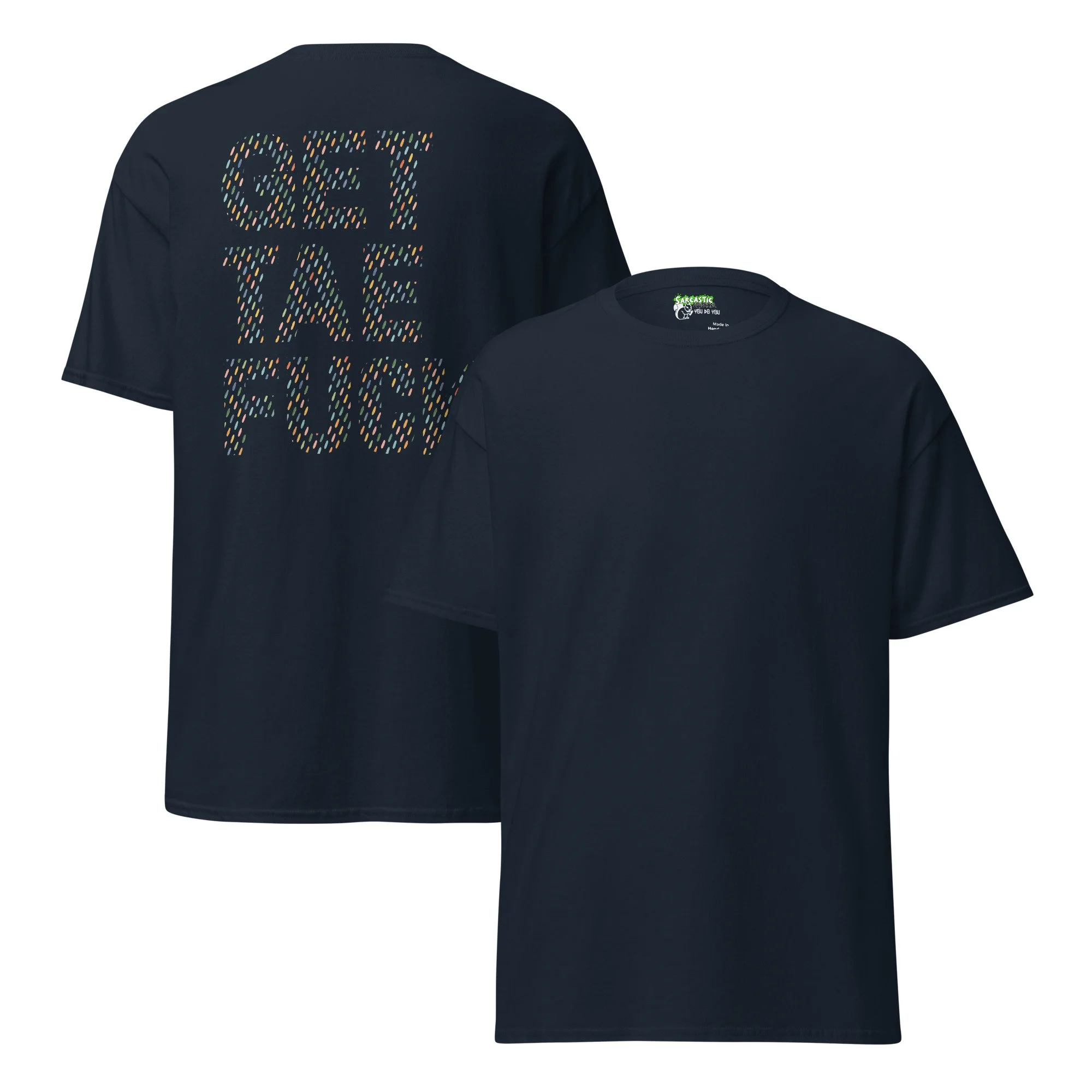 Get Tae Fuck | Dotted Pastel Pattern Heavy Cotton T-Shirt