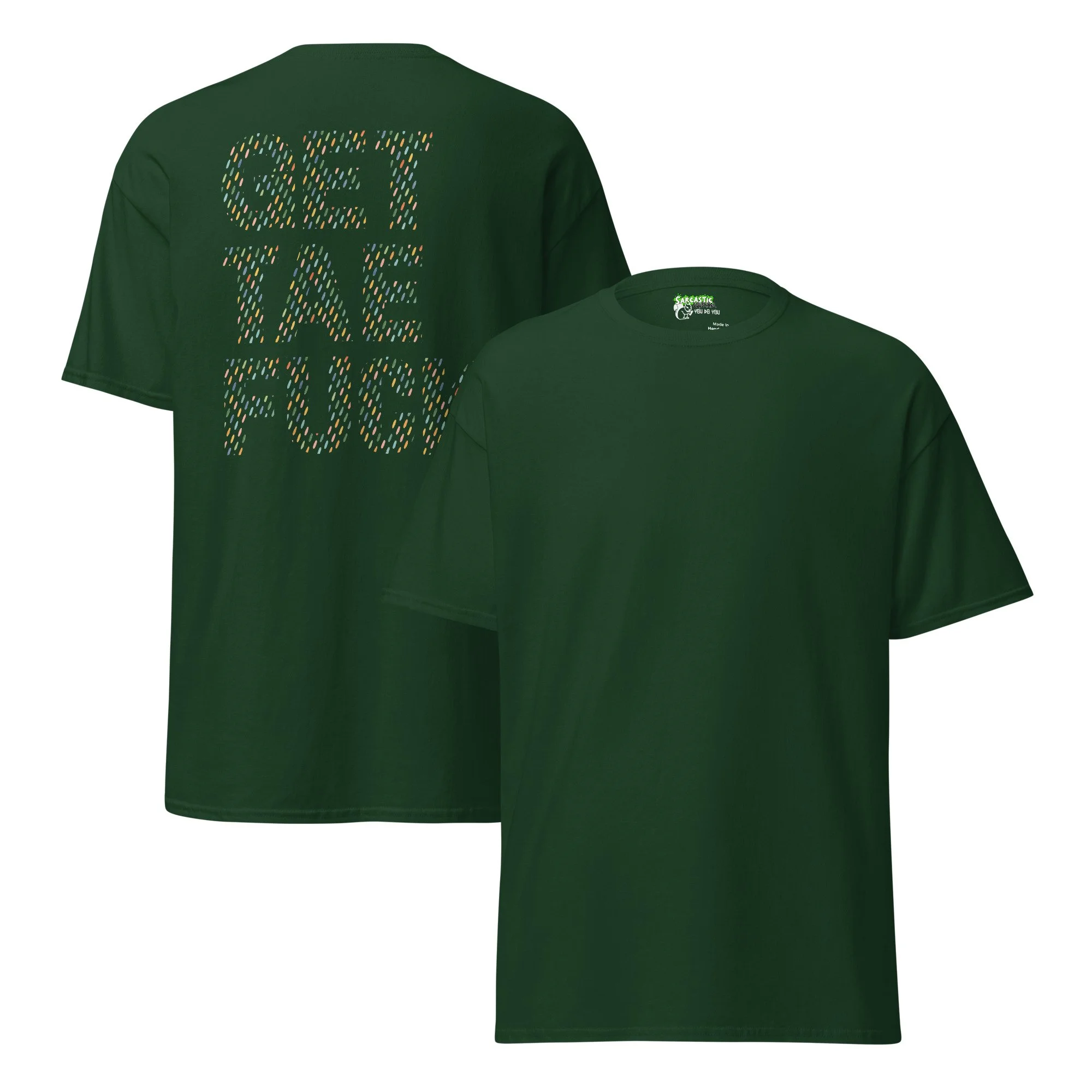 Get Tae Fuck | Dotted Pastel Pattern Heavy Cotton T-Shirt