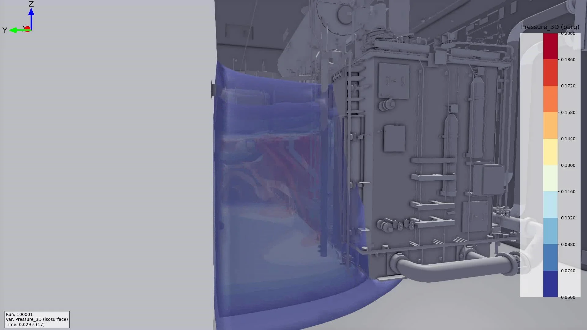 Explosion overpressures due to ignition of transformer oil vapour in a Snowy Hydro 2.0 transformer cell