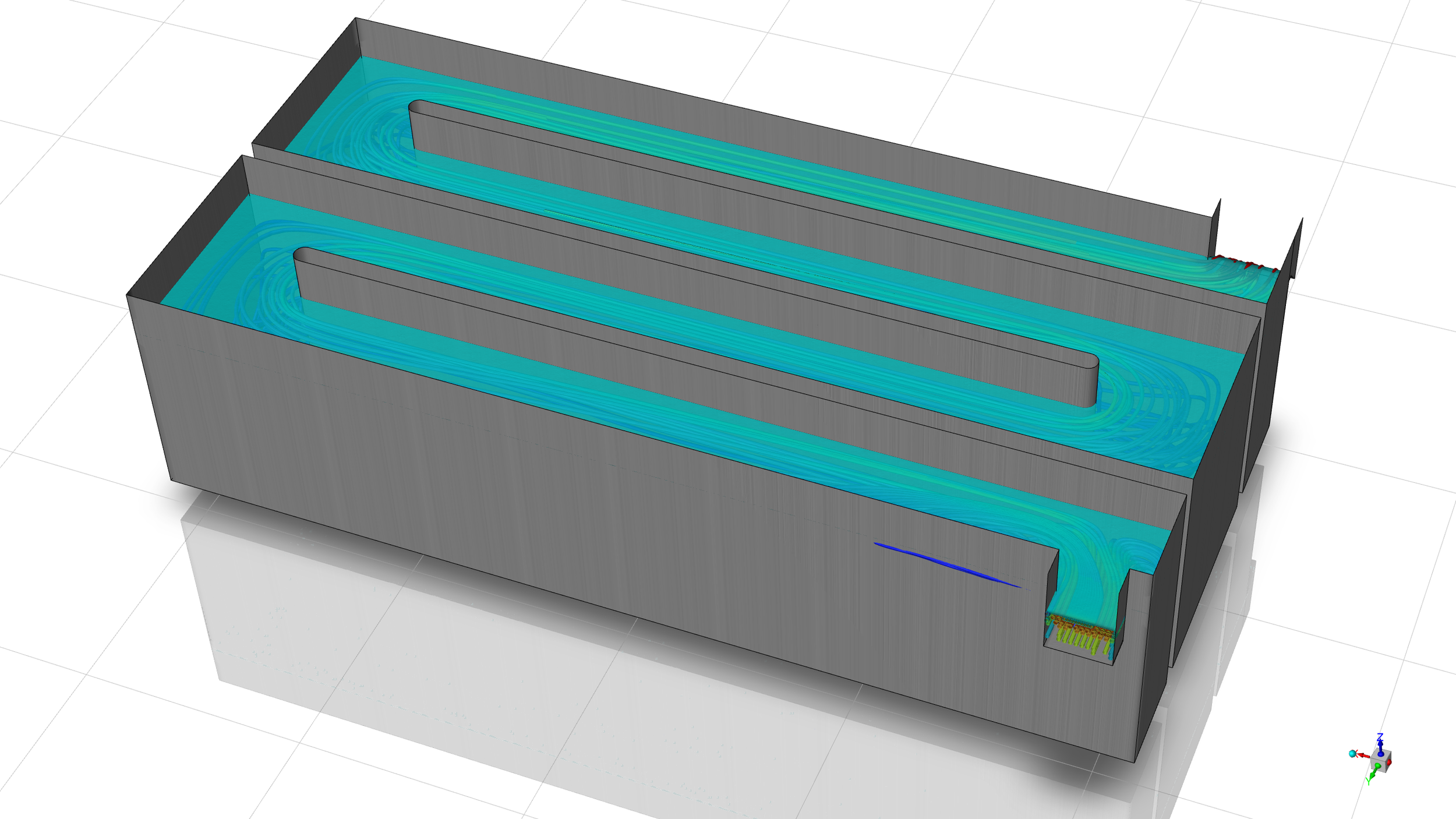 Design optimisation of a chlorine contact tank to predict baffle factors, Ct concentrations and residence time distributions