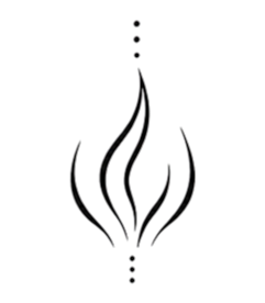 Fire Flow class icon representing a dynamic Vinyasa yoga practice that builds strength, stamina, focus and heat through breath-led movement.