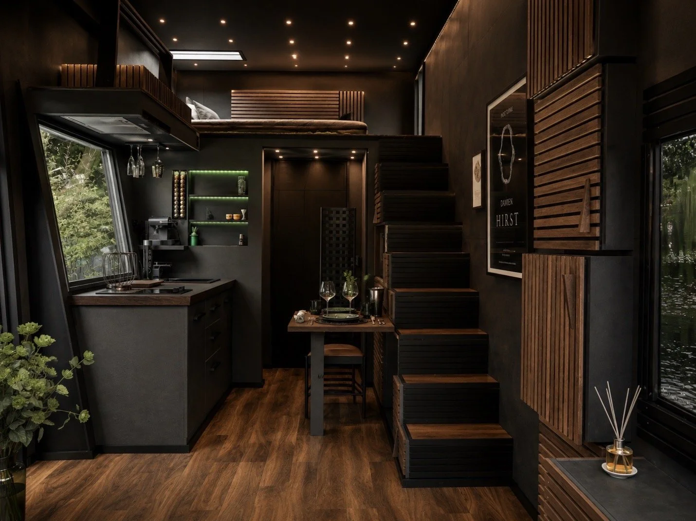 MXN creates bespoke hospitality suites, cabins and wellness spaces, with architecture, interiors, furniture and lighting designed as one complete experience.