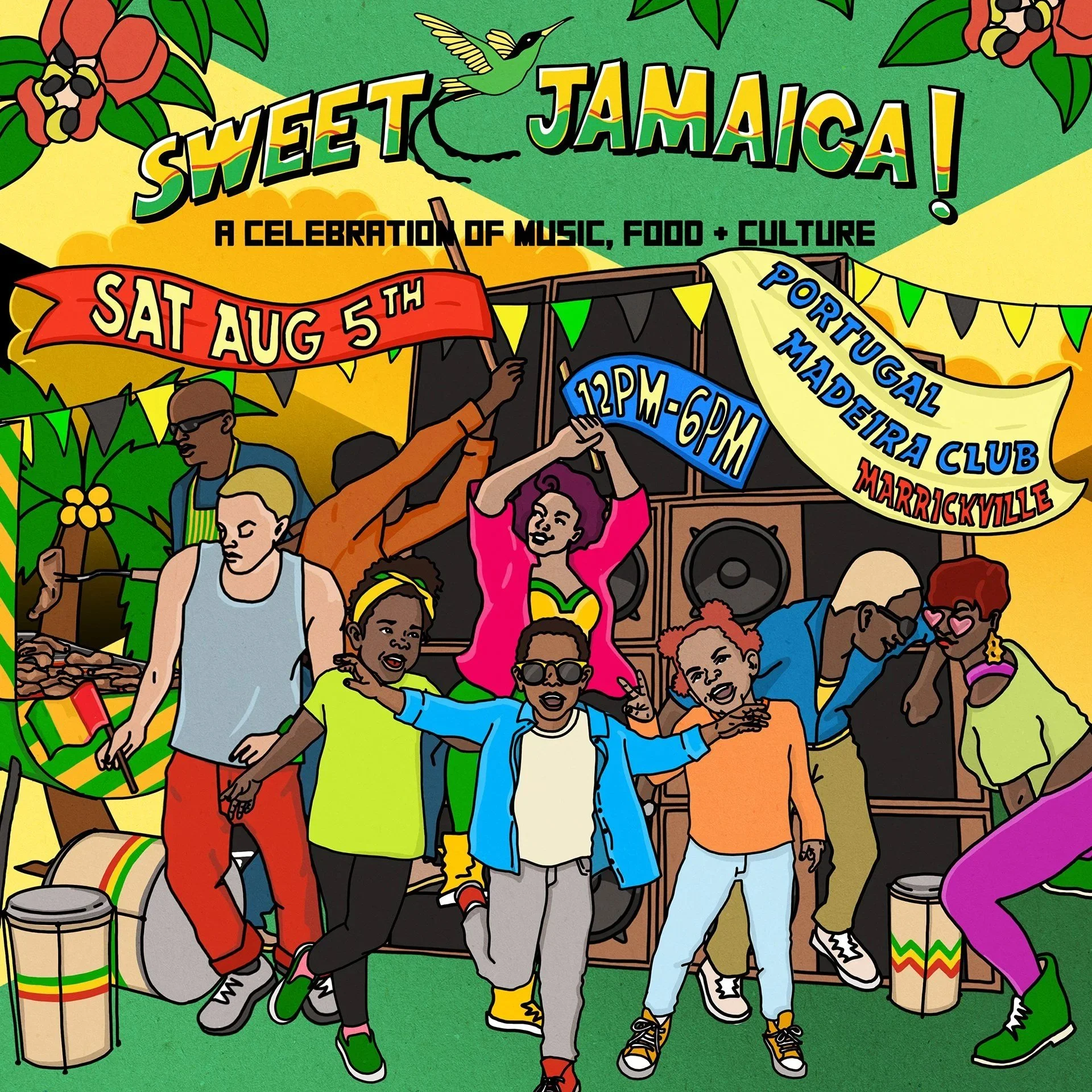 Sweet Jamaica Event Posters