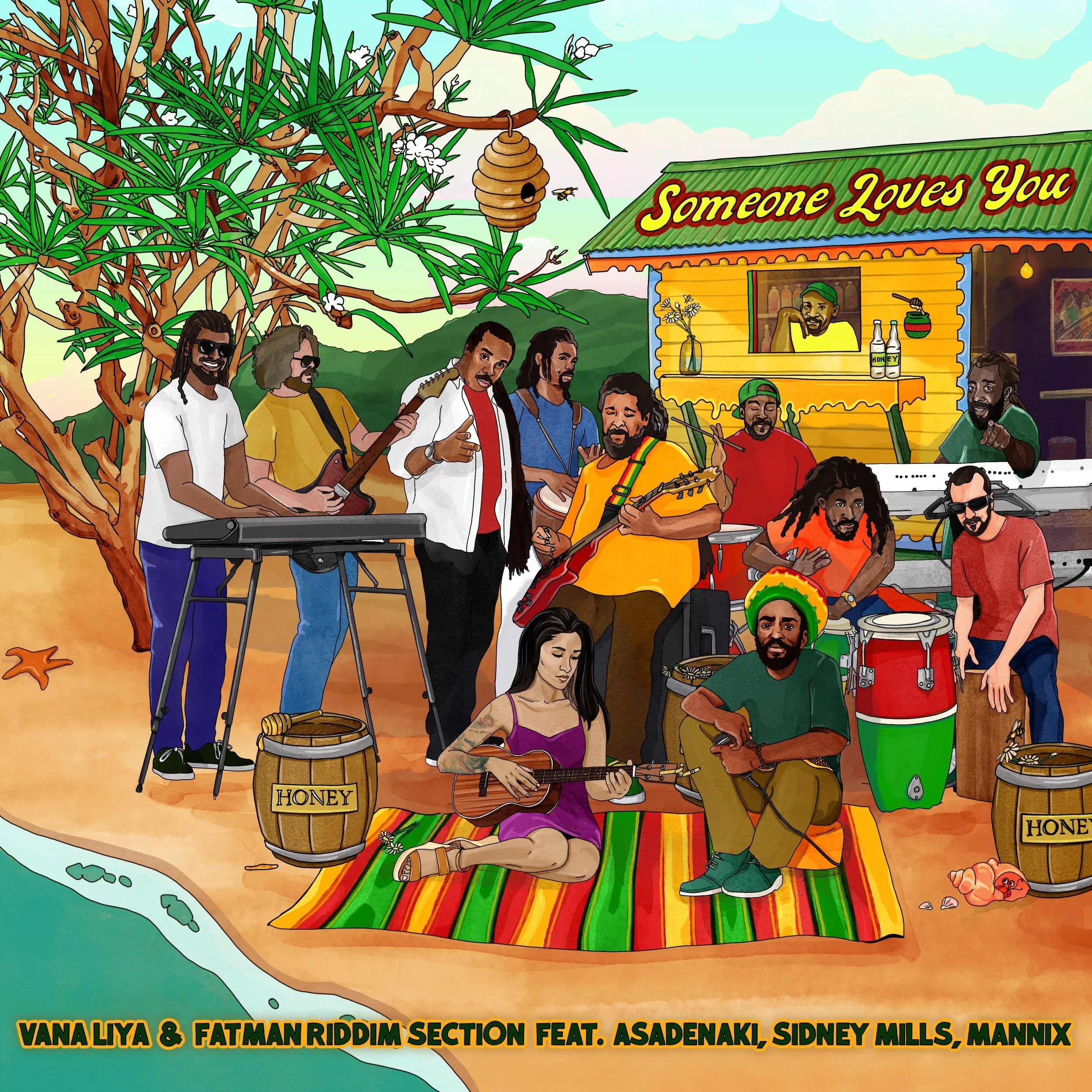 Someone Loves You (Honey) - Vana Liya feat. Fatman Riddim Section, Asadenaki, Sidney Mills &amp; Mannix