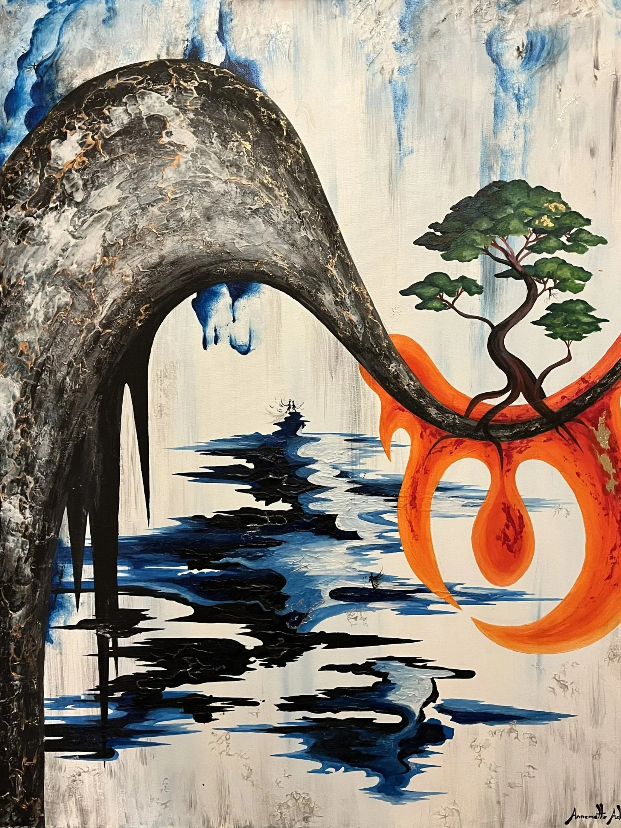 "Træets himmelvej" (60x80 cm)