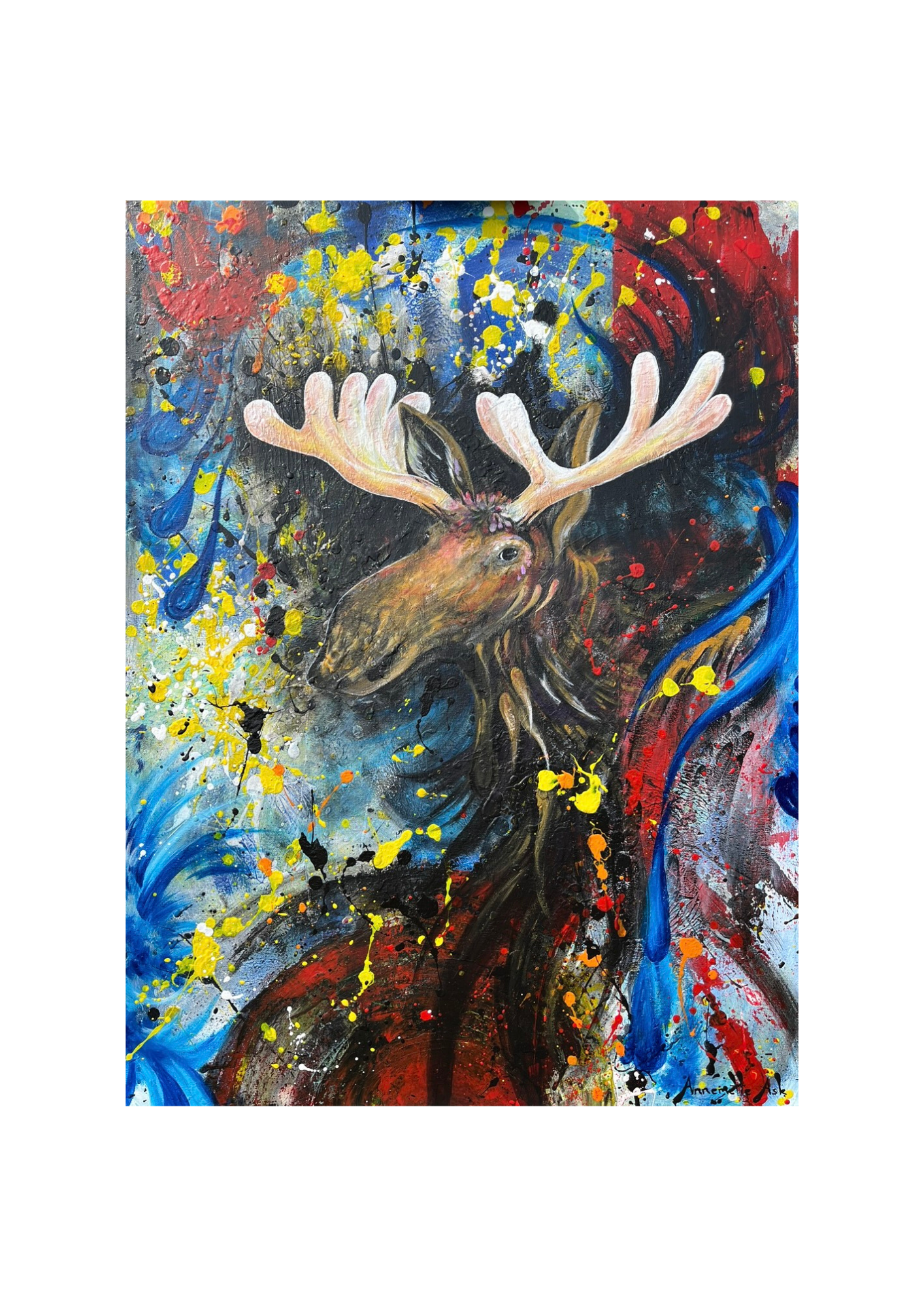 "Elgen" - Postkort A6